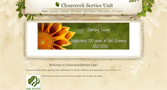 Desktop Screenshot of clearcreekserviceunit.weebly.com