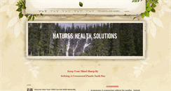 Desktop Screenshot of naturessolutions.weebly.com