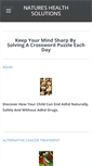 Mobile Screenshot of naturessolutions.weebly.com