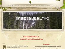 Tablet Screenshot of naturessolutions.weebly.com