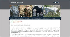 Desktop Screenshot of invasionlabradors.weebly.com