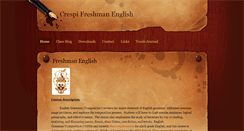 Desktop Screenshot of crespifreshmanenglish.weebly.com