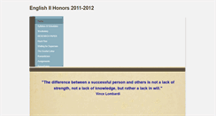 Desktop Screenshot of mitchellenglish2h.weebly.com