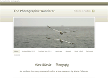 Tablet Screenshot of mariegillander.weebly.com