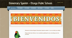 Desktop Screenshot of elementaryspanishops.weebly.com