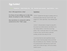 Tablet Screenshot of eggguides.weebly.com