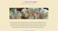 Desktop Screenshot of cookiesbysandra.weebly.com