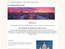 Tablet Screenshot of lecerclefrancais.weebly.com