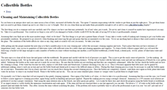 Desktop Screenshot of collectiblebottles.weebly.com