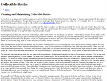 Tablet Screenshot of collectiblebottles.weebly.com