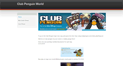 Desktop Screenshot of clubpenguworld.weebly.com