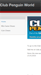 Mobile Screenshot of clubpenguworld.weebly.com
