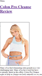 Mobile Screenshot of colon-pro-cleanse.weebly.com