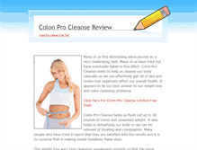 Tablet Screenshot of colon-pro-cleanse.weebly.com