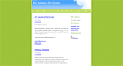 Desktop Screenshot of meliac4.weebly.com