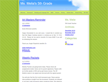 Tablet Screenshot of meliac4.weebly.com