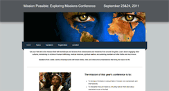Desktop Screenshot of missionconference.weebly.com