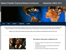 Tablet Screenshot of missionconference.weebly.com