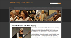 Desktop Screenshot of peterpuppingguitarinstructor.weebly.com