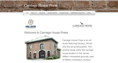 Desktop Screenshot of carriagehousepress.weebly.com