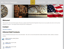 Tablet Screenshot of mrspetry.weebly.com