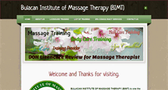 Desktop Screenshot of instituteofmassagetherapy.weebly.com