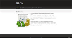 Desktop Screenshot of hi-div.weebly.com