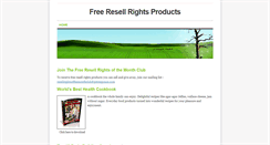 Desktop Screenshot of freeresellrights.weebly.com