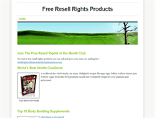Tablet Screenshot of freeresellrights.weebly.com