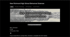 Desktop Screenshot of nrhspsychology.weebly.com