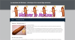 Desktop Screenshot of lasaucissedemorteau.weebly.com