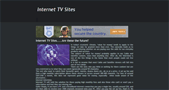 Desktop Screenshot of internettvsites.weebly.com