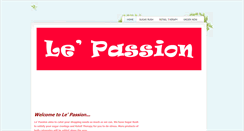 Desktop Screenshot of lepassion.weebly.com