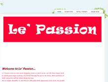 Tablet Screenshot of lepassion.weebly.com