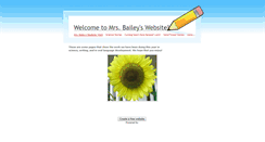 Desktop Screenshot of mrsbbailey.weebly.com