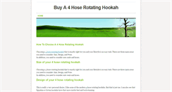 Desktop Screenshot of 4hoserotatinghookah.weebly.com