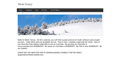 Desktop Screenshot of modsfrenzy.weebly.com