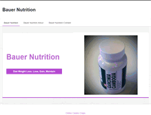 Tablet Screenshot of bauernutritionnew.weebly.com