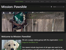 Tablet Screenshot of missionpawsible.weebly.com
