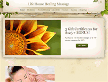 Tablet Screenshot of lifehousehealing.weebly.com
