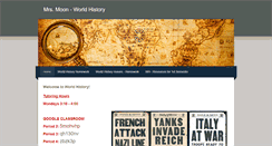 Desktop Screenshot of mrsmoonworldhistory.weebly.com