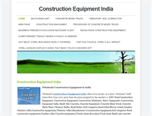 Tablet Screenshot of constructionequipmentindia.weebly.com