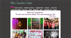 Desktop Screenshot of mrscondon.weebly.com