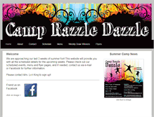 Tablet Screenshot of camprazzledazzle.weebly.com