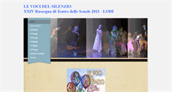 Desktop Screenshot of levocidelsilenzio2011.weebly.com