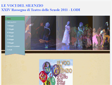 Tablet Screenshot of levocidelsilenzio2011.weebly.com