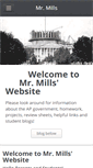 Mobile Screenshot of mistermills.weebly.com