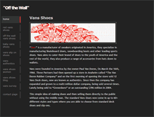Tablet Screenshot of offthewallvans.weebly.com