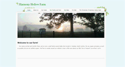 Desktop Screenshot of harmonyhollowfarm.weebly.com