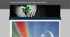 Desktop Screenshot of islamiagirlscollegebuildingkarachi.weebly.com